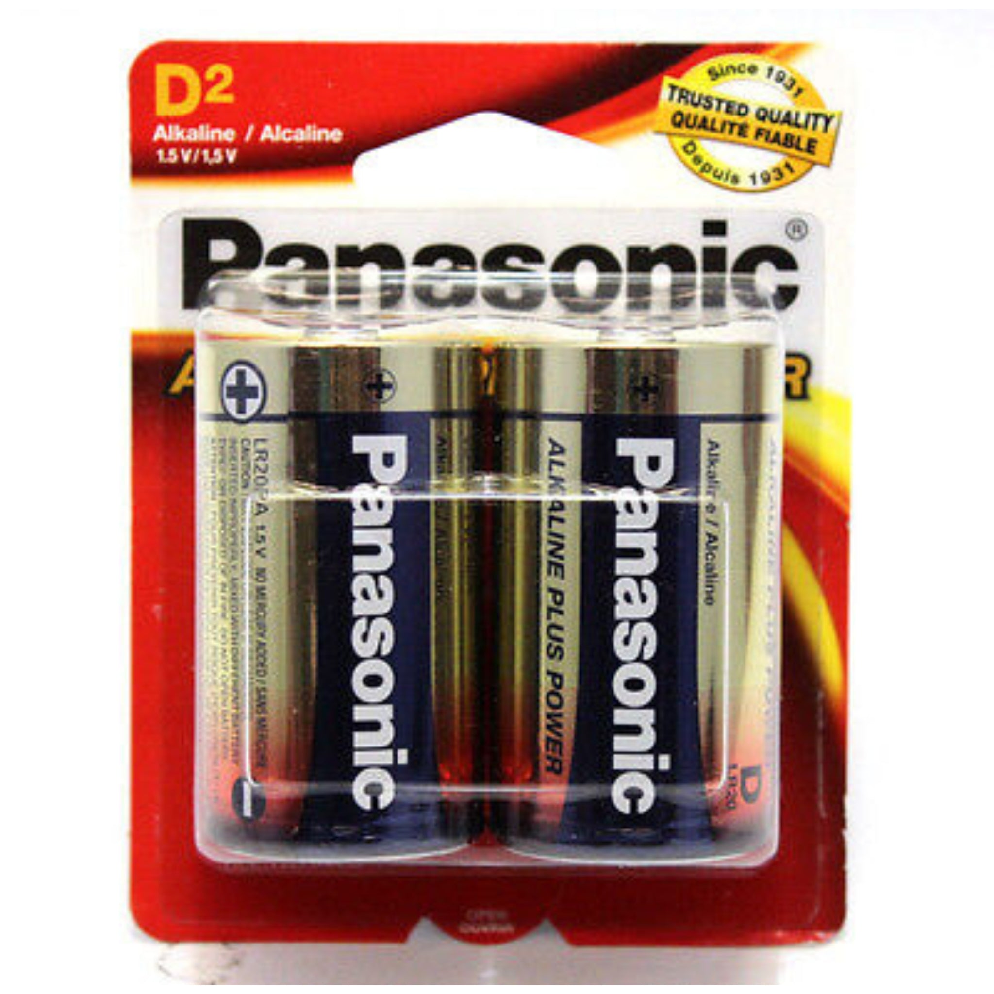 PANASONIC D-2 ALKALINE EA