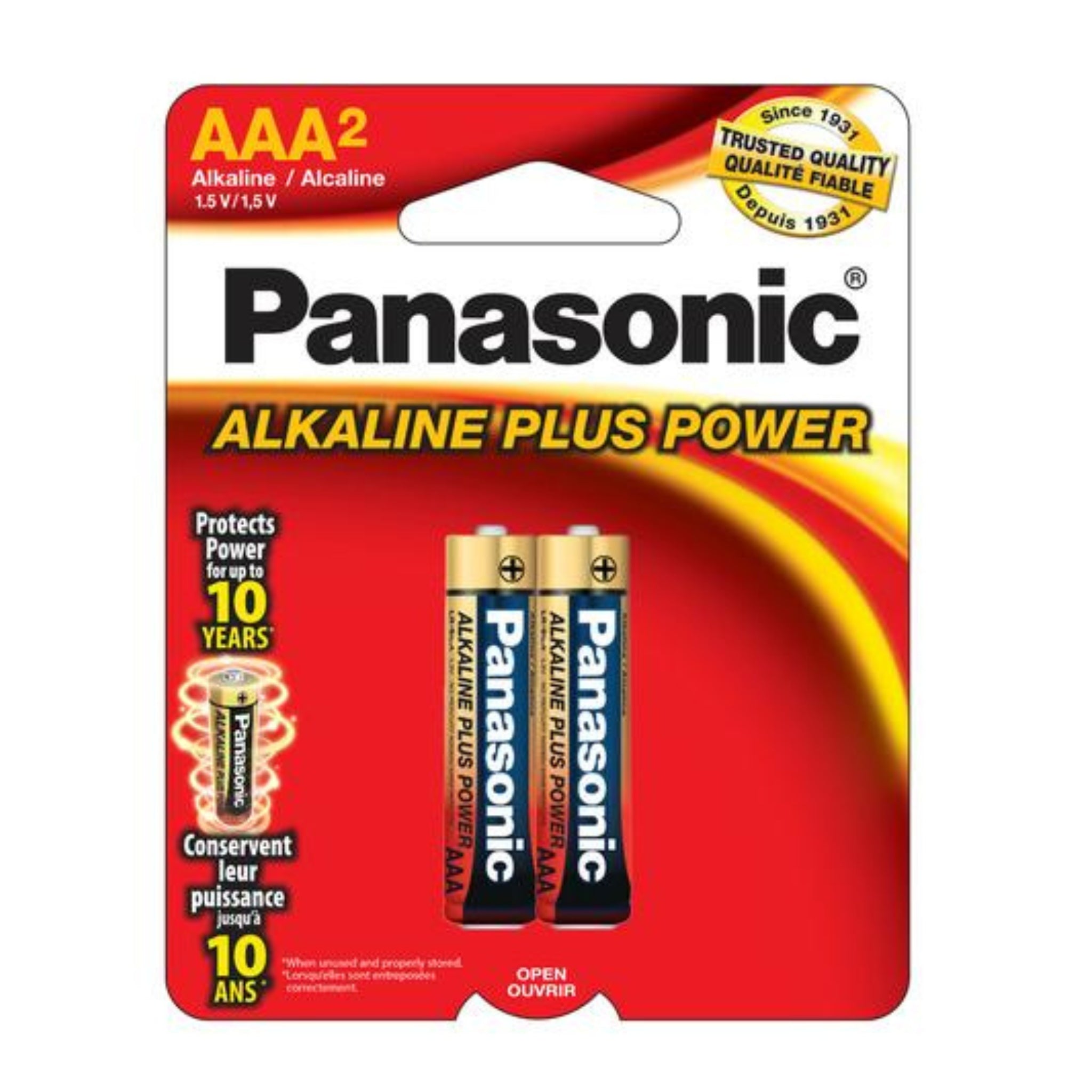 PANASONIC ALKALINE PLUS AAA2PK