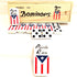 DOMINO PUERTO RICO FLAG