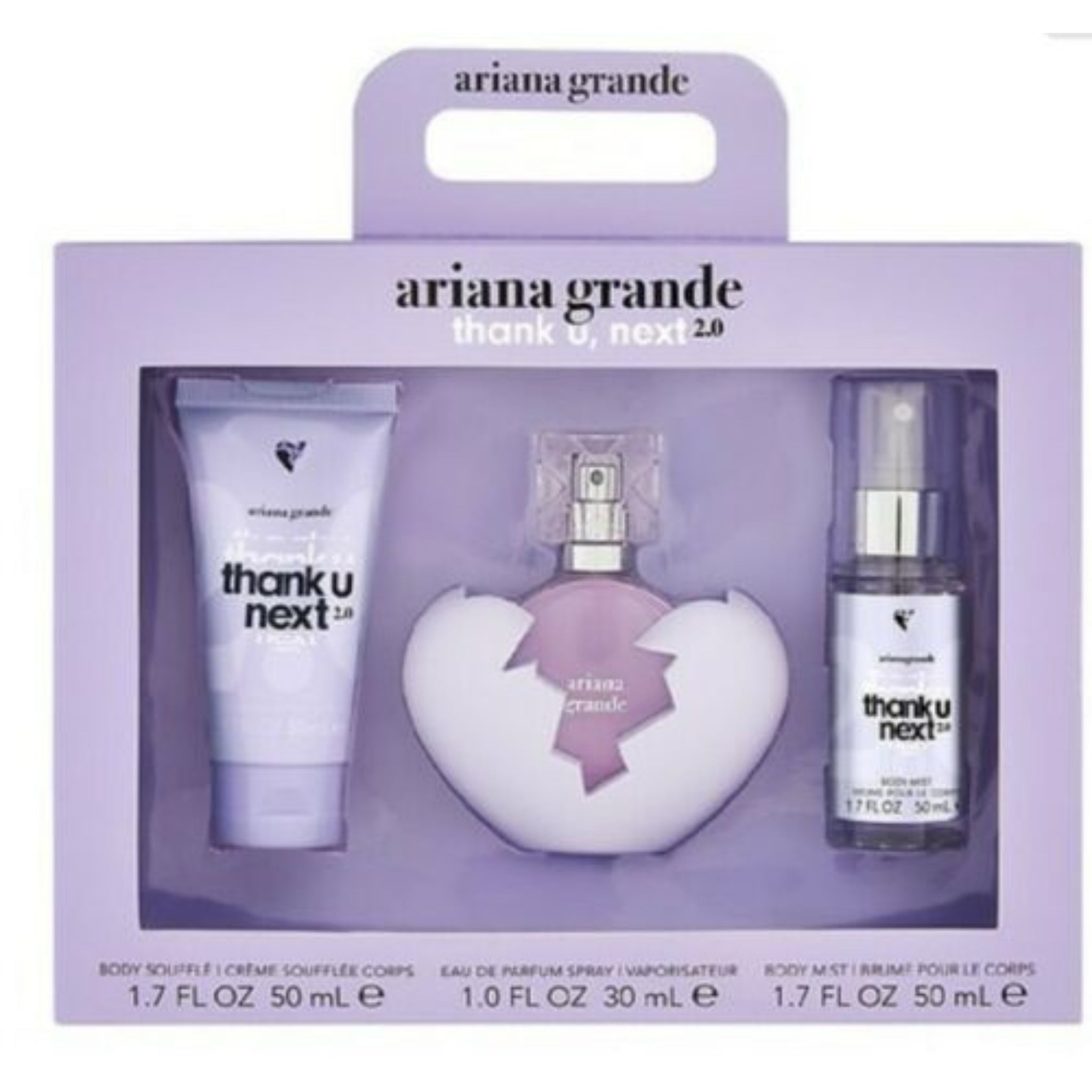 ARIANA GRANDE THANK U NEXT 2.0 3 PIECE SET