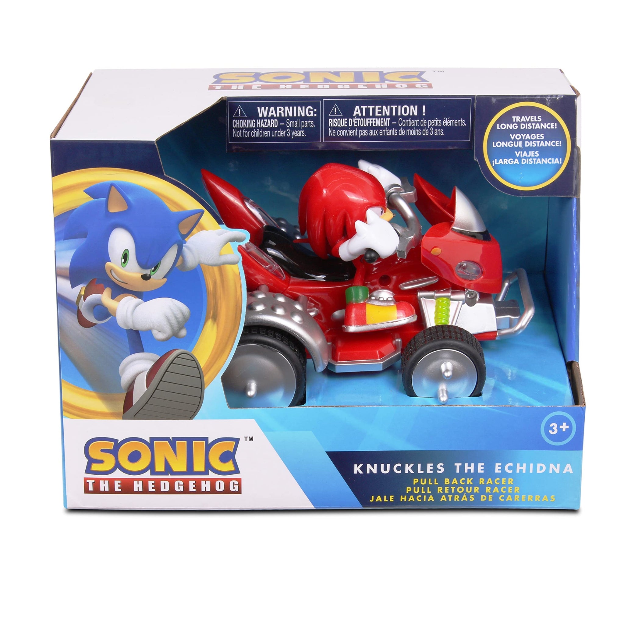 SONIC KNUCKLES THE ECHIDNA PULL BACK RACER